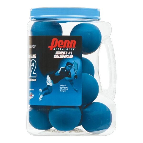 Penn Ultra Blue Racquetballs - 12-Pack